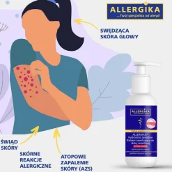 Allergika Hydrolotio Sensitive, balsam nawilżający do skóry wrażliwej, 200 ml