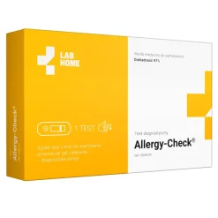 ALLERGY-Check, test na pasożyty i alergie, badanie IgE z krwi, 1 szt.