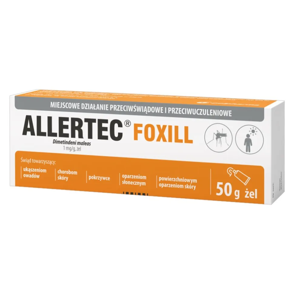 Allertec Foxill, 1 mg/g, żel, 50 g