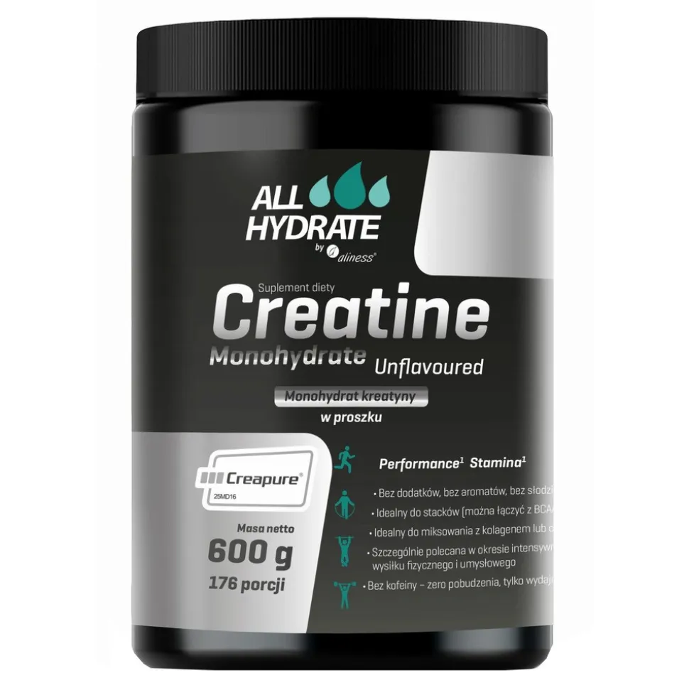 AllHydrate Creatine Creapure, proszek, 600 g