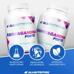 AllNutrition Ashwagandha Forte, kapsułki, 90 szt.