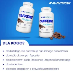 Allnutrition Caffeine 200 power, kaps., 100szt