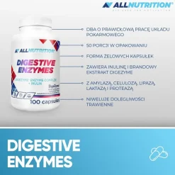 Allnutrition Digestive Enzymes (Enzymy trawienne), kapsułki, 100 szt.
