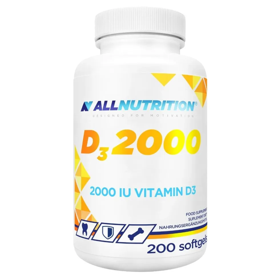 Allnutrition D3 2000, kapsułki, 200 szt.