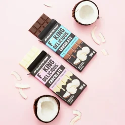 Allnutrition Fitking Chocolate White Choco With Coconut, biała czekolada z dodatkiem wiórków kokosowych, 100 g