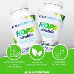 Allnutrition Hops Strobile, kapsułki, 100 szt.