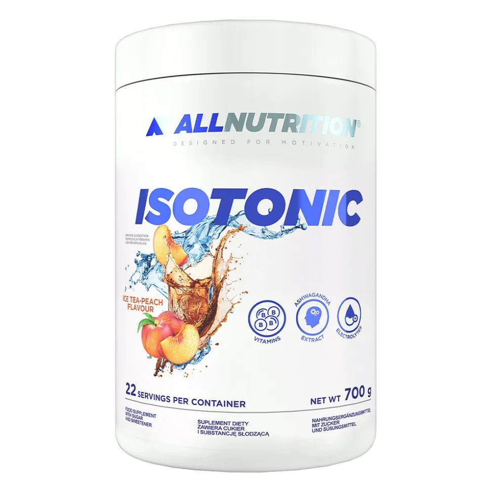 Allnutrition Isotonic ice tea peach, proszek, 700 g