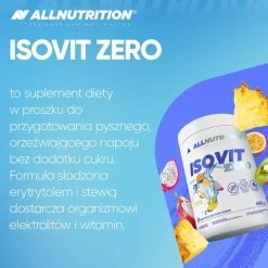 Allnutrition Isovit Zero, proszek, smak jabłko - malina, 660 g