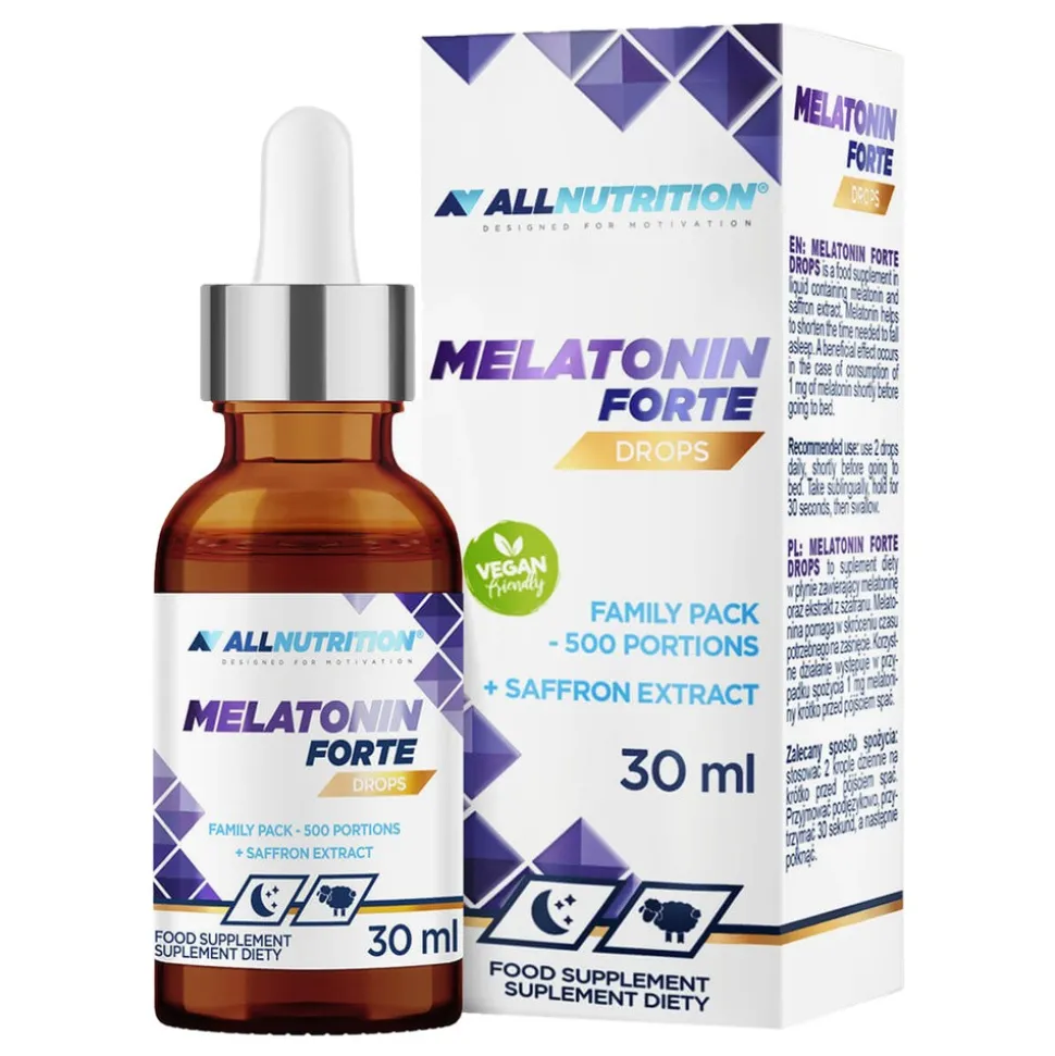 Allnutrition Melatonin Forte drops, krople, 30 ml