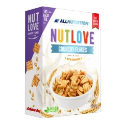 Allnutrition Nutlove Crunchy Flakes With Cinnamon, płatki z dodatkiem cynamonu, 300 g