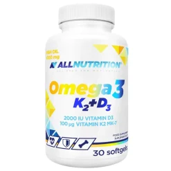 Allnutrition Omega 3 K2 + D3, kapsułki, 30 szt.