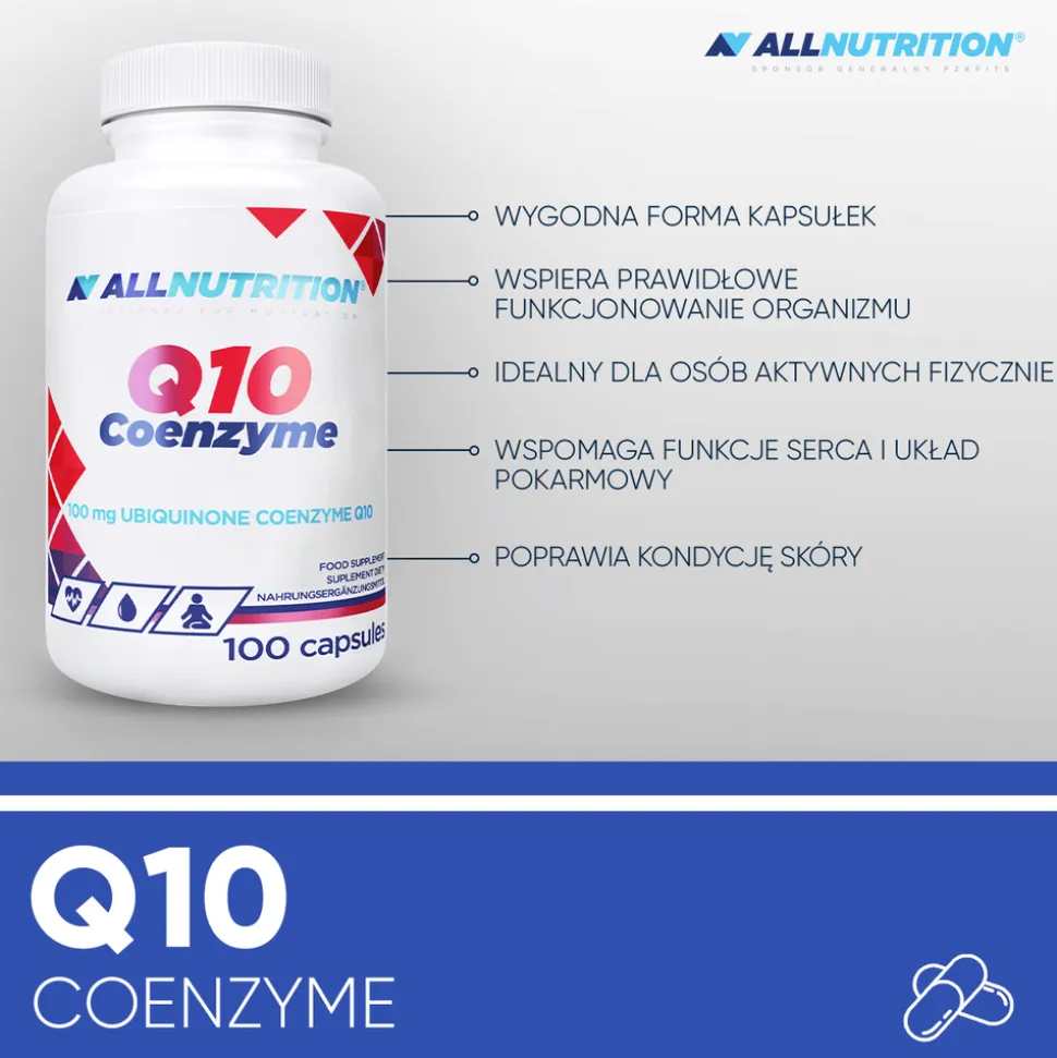 Allnutrition, Q10 Coenzyme, kapsułki, 100 szt.