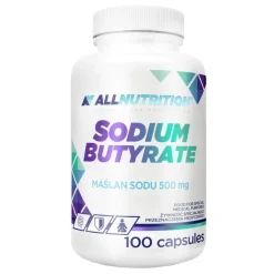 Allnutrition Sodium Butyrate, Maślan sodu 500 mg, kapsułki, 100 szt.