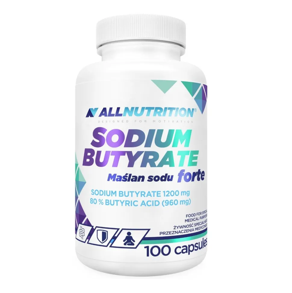 Allnutrition Sodium Butyrate Forte, kapsułki, 100 szt.