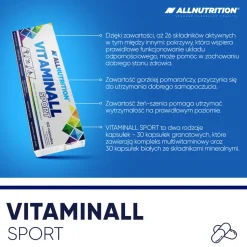 Allnutrition Vitaminall Sport, kapsułki, 60 szt.