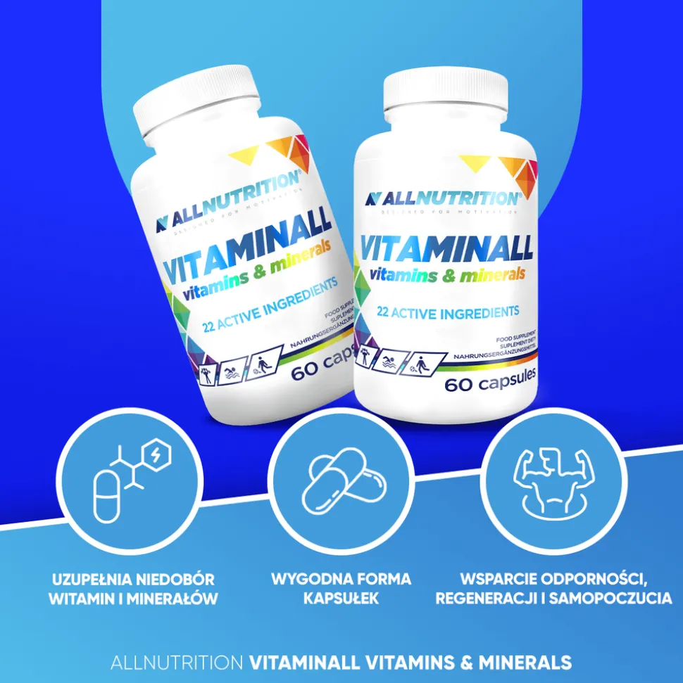 Allnutrition Vitaminall vitamins & minerals, kapsułki, 60 szt.