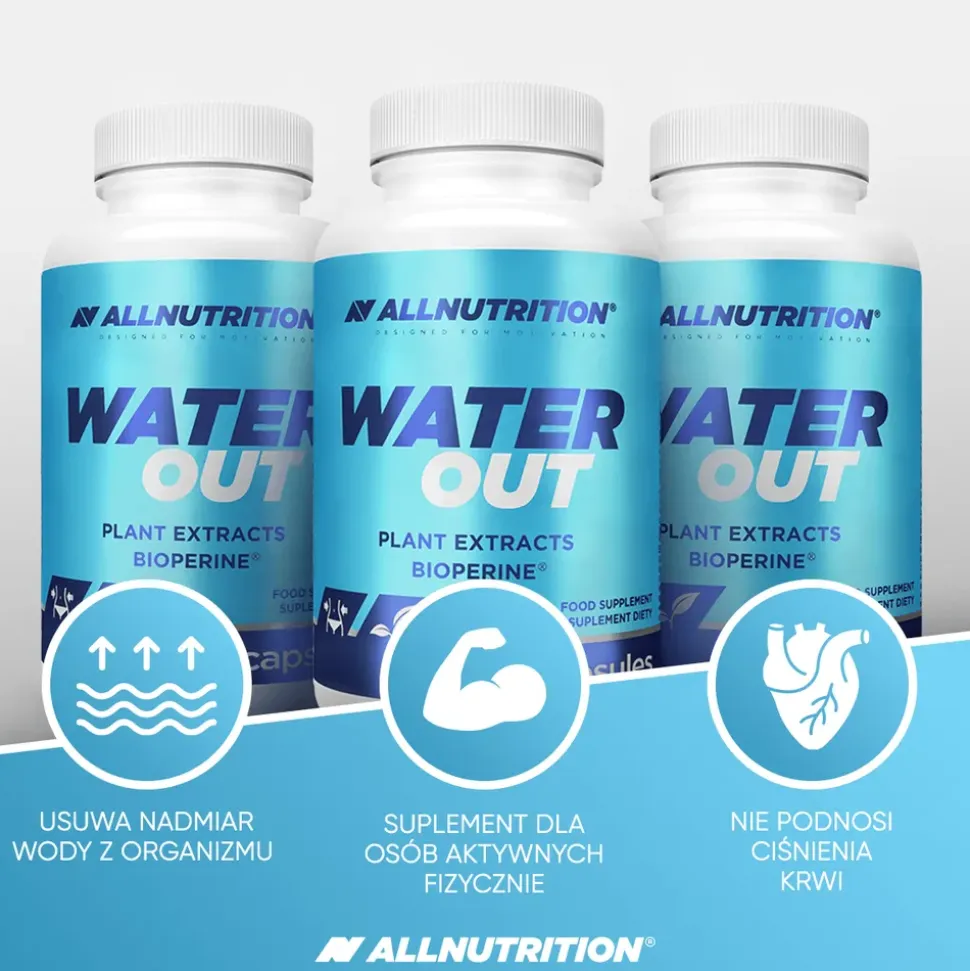 Allnutrition Water Out, kapsułki, 120 szt.