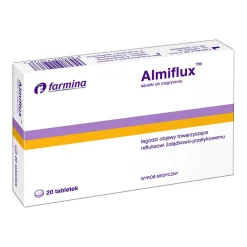Almiflux, tabletki do rozgryzania, 20 szt.