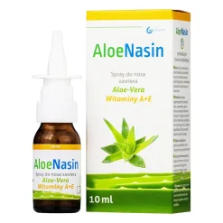 AloeNasin A+E, spray do nosa z aloesem i witaminami A+E, 10 ml