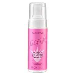 Aloesove Pink, pianka myjąca do twarzy, 150 ml