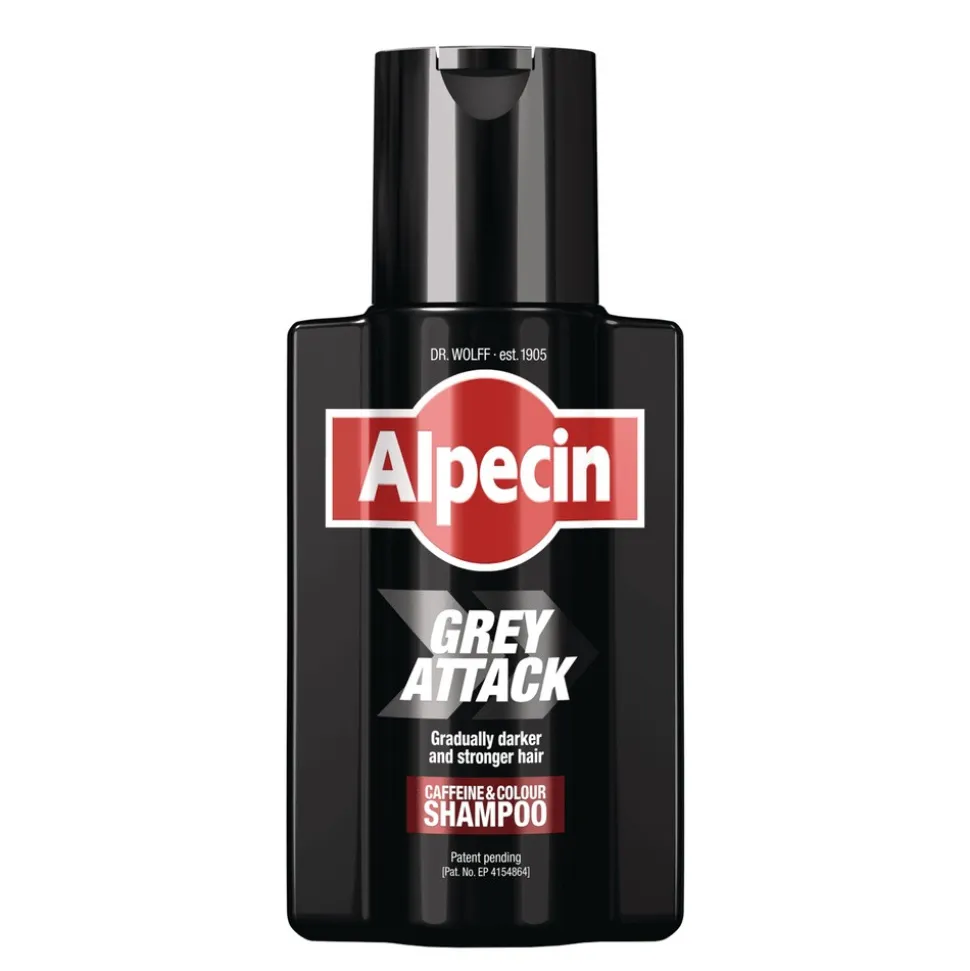 Alpecin Grey Attack, szampon koloryzujący dla mężczyzn, 200 ml