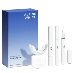 Alpine White, Whitening Kit, zestaw do wybielania zębów, lampa LED + żel do wybielania, 3 x 2 ml