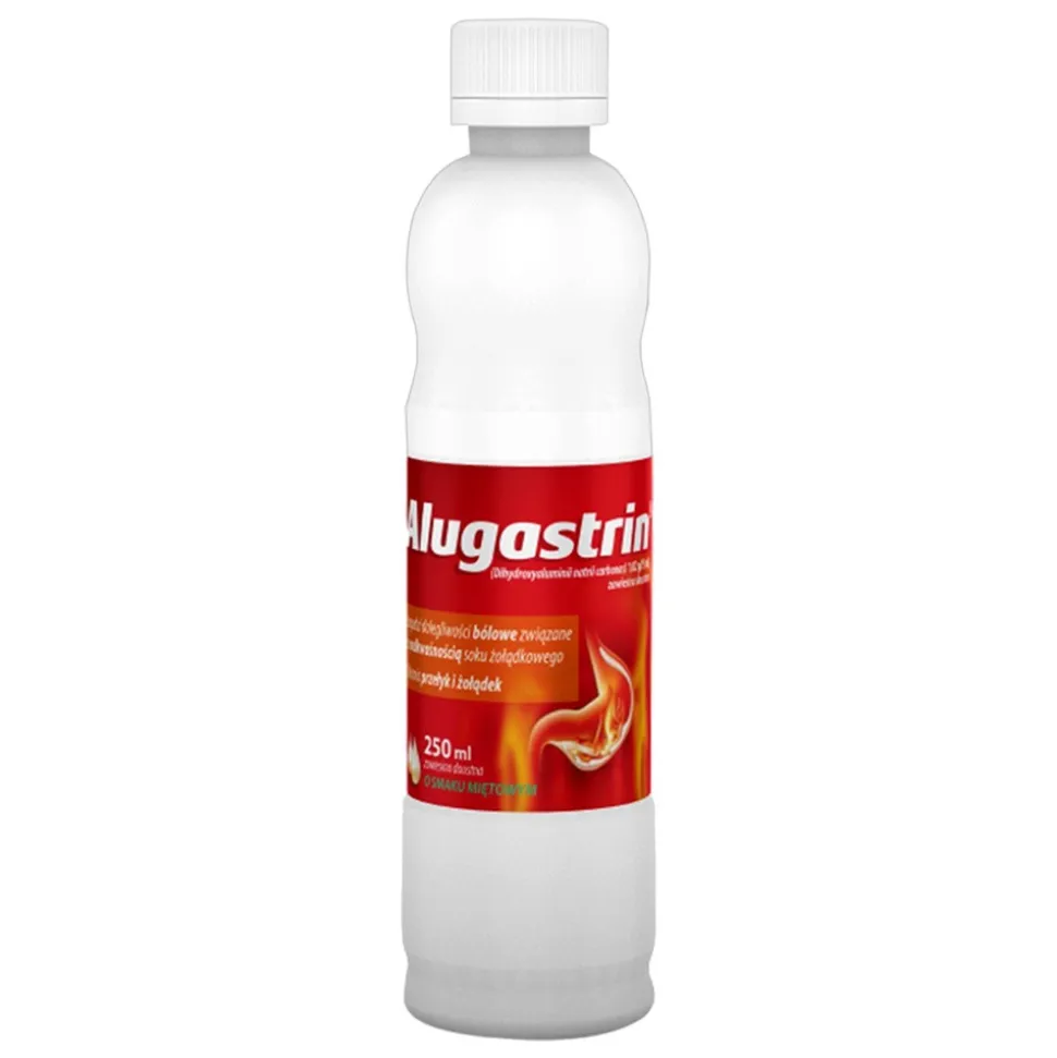 Alugastrin, 1,02 g/15 ml, zawiesina doustna, 250 ml