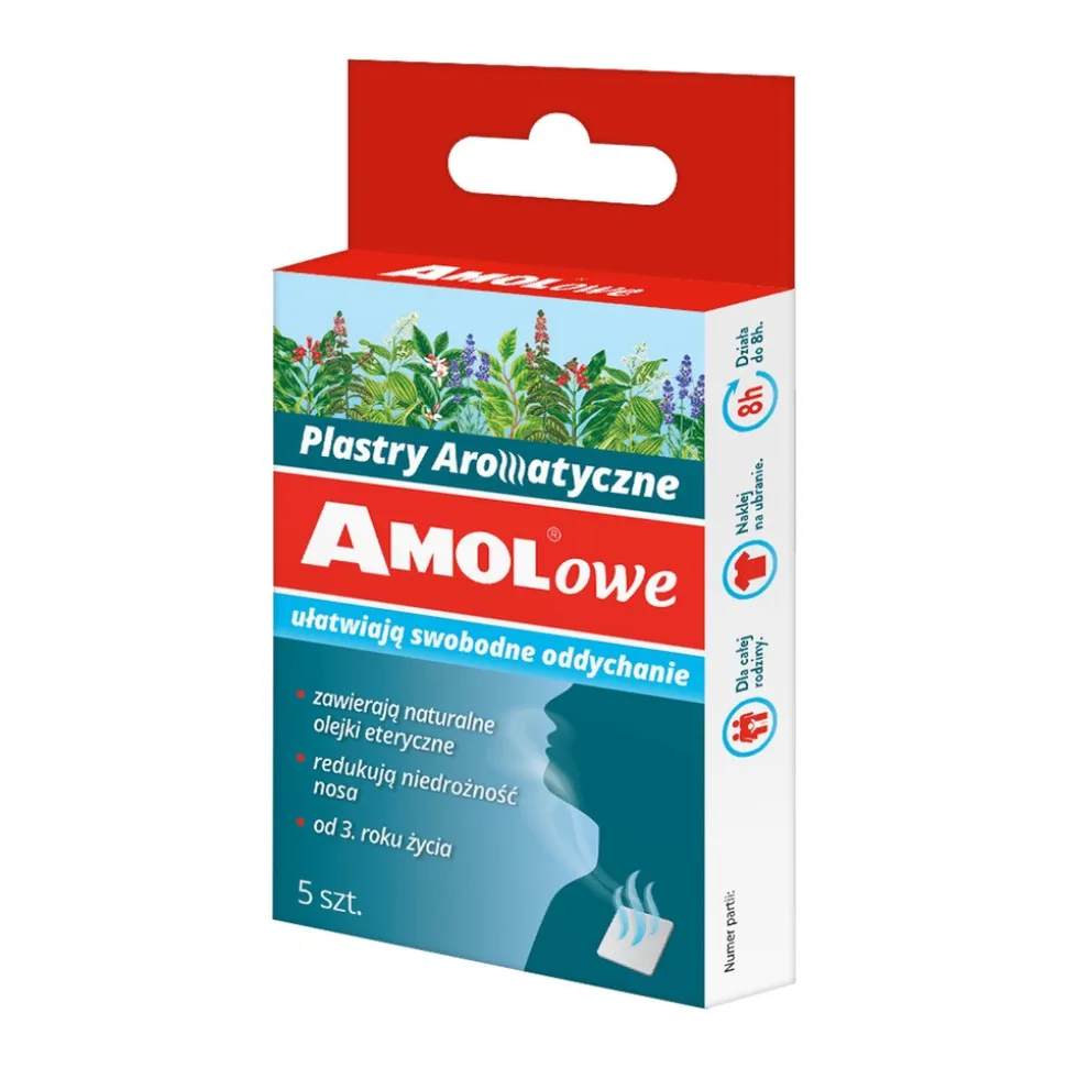 Amolowe plastry aromatyczne, 5 szt.
