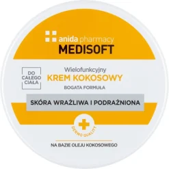 Anida Medi Soft, wielofunkcyjny krem kokosowy, 125 ml