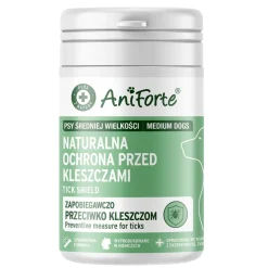 AniForte, Naturalna ochrona przed kleszczami, średnie psy, 60 szt
