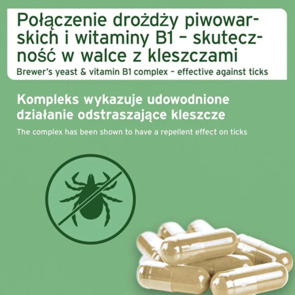 AniForte, Naturalna ochrona przed kleszczami, średnie psy, 60 szt