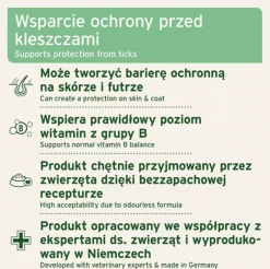 AniForte, Naturalna ochrona przed kleszczami, małe psy, 60 szt