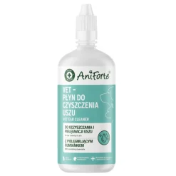 AniForte płyn do delikatnej pielęgnacji uszu, dla psów i kotów, 250 ml
