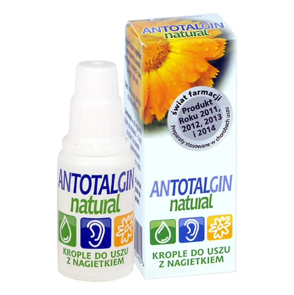 Antotalgin Natural, krople do uszu, 15 g