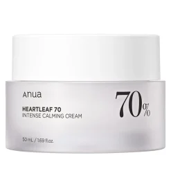 Anua Heartleaf 70% Intense Calming Cream, intensywny krem kojący, 50 ml