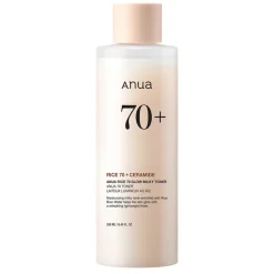 Anua Rice 70+, Glow Milky Toner, nawilżający tonik mleczny z wodą ryżową, 250 ml