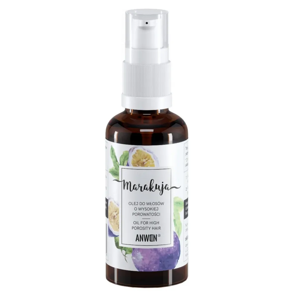 Anwen, olej mango do włosów średnioporowatych, 50 ml