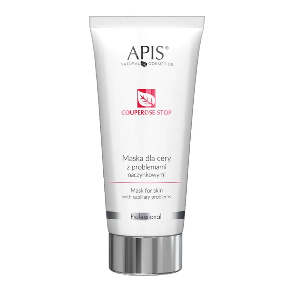 Apis Couperose Stop, maska dla cery z problemami naczynkowymi, 200 ml