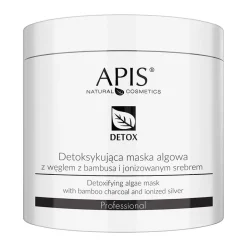 Apis Detox, maska algowa z węglem z bambusa i jonizowanym srebrem, proszek, 200 g