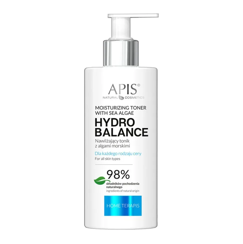 Apis Hydro Balance, Nawilżający tonik z algami morskimi, 300 ml