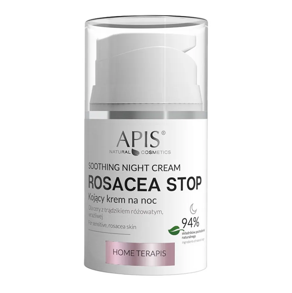 Apis, Rosacea-Stop, kojący krem na noc, 50 ml