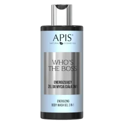 Apis Who's The Boss, energizujący żel do mycia ciała 3 w 1, 300 ml