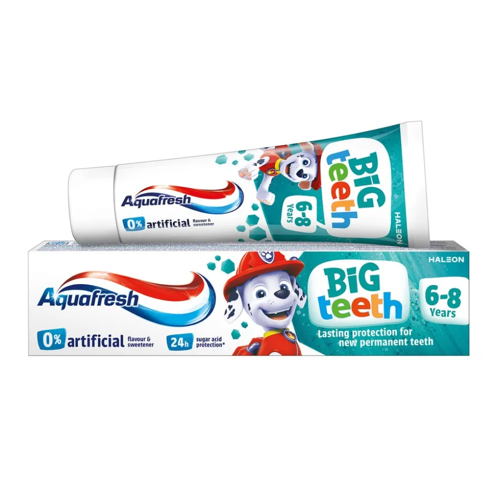 Aquafresh Big Teeth Psi Patrol, pasta do zębów, 6-8 lat, 50 ml