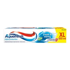 Aquafresh Triple Protection Fresh & Minty Family XL, uniwersalna pasta do zębów dla całej rodziny, 100 ml