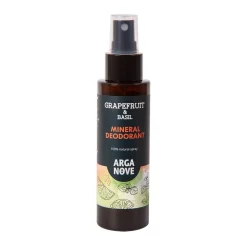 Arganove, dezodorant mineralny, grejpfrut i bazylia, spray, 100 ml