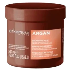 Arkemusa Milano Argan Nourishing, maska do włosów suchych i odwodnionych, 500 ml