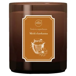 Aroma Home, Domowy Zielnik Miód & Kurkuma, świeca, 160 g