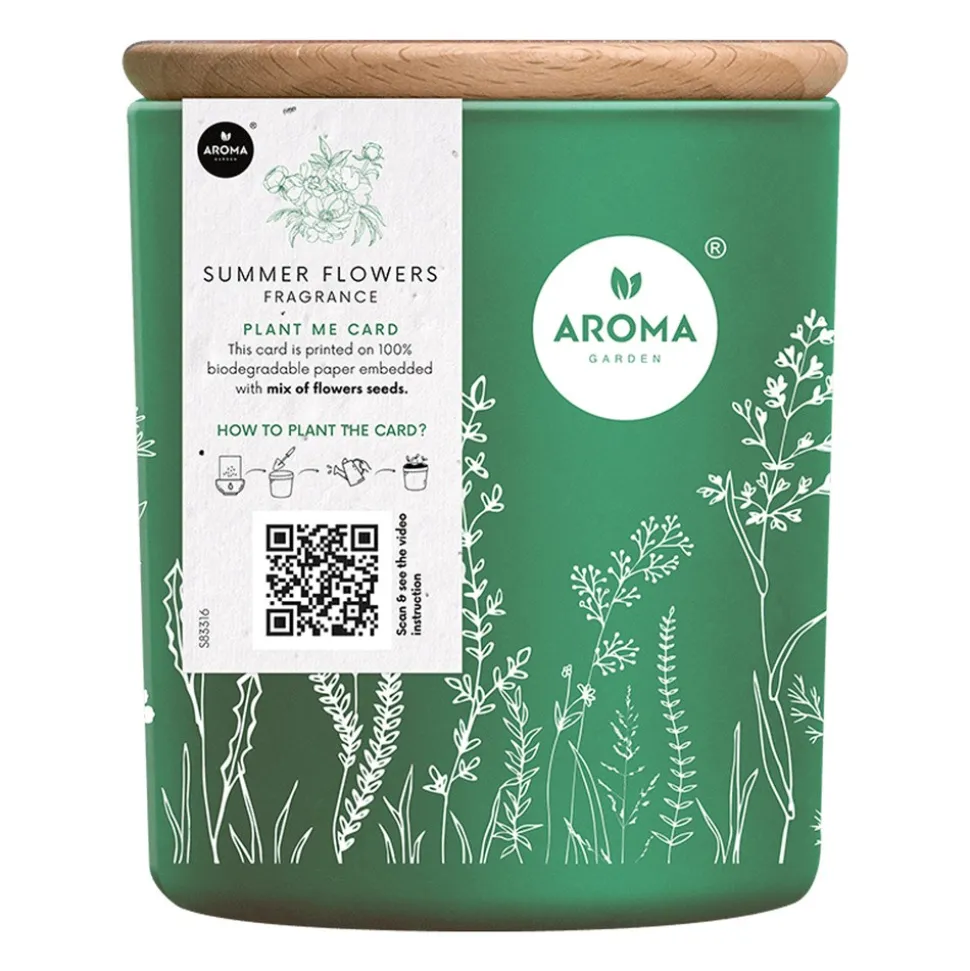 Aroma Home, Fresh Garden Sumer Flowers Letnie Kwiaty, świeca, 150g