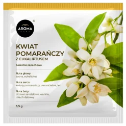 Aroma Home Kwiat pomarańczy z eukaliptusem saszetka zapachowa, 5,5 g