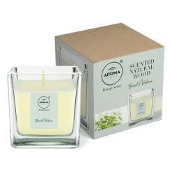 Aroma Home, Woody Series Bazylia i Werbena, świeca, 155 g